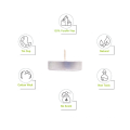 factory produced cheap paraffin white color tealight candles